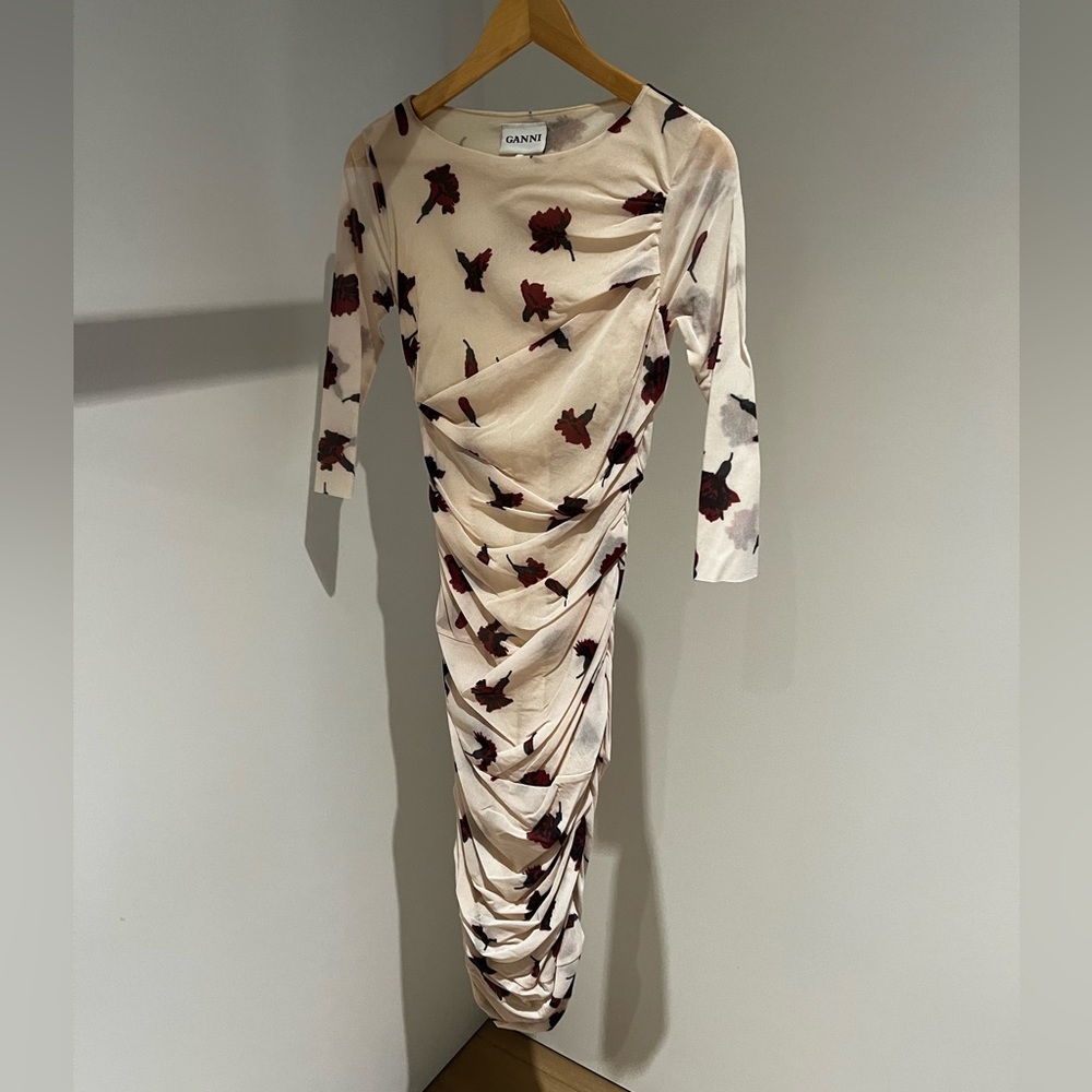 Ganni Ruched Dress - Picture 3 of 3